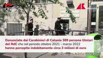 Rdc, percezione indebita: 389 denunciati a Catania - Adnkronos
