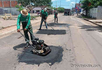 Prefeitura de Timon faz recuperação asfáltica de ruas e avenidas - Portal O Dia