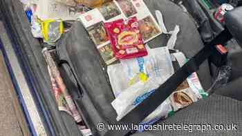 'UK's messiest car' filled with McDonald's and Gregg's sparks £2,500 fine warning