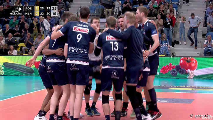 Roeselare boekt eenvoudige zege in eerste duel van titelfinale tegen Menen - sporza.be