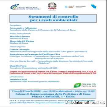 Prefettura di Enna, conferenza "Strumenti di controllo per i reati ambientali" - Dedalomultimedia