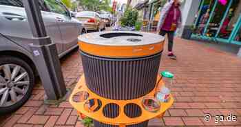 Bonn-Duisdorf: Pfandringe an Mülleimern - Wie werden sie angenommen? - General-Anzeiger Bonn