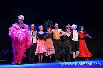 Noëlle Perna et son cabaret en spectacle à Villefranche_sur-Mer pour soutenir le Secours Populaire et les réfugiés ukrainiens