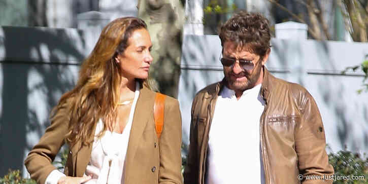 Gerard Butler & Girlfriend Morgan Brown Make Rare Appearance Out in NYC