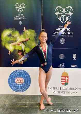 Lola Chassat, gymnaste du club a remporté deux médailles d'or - Cournon-d'Auvergne (63800) - La Montagne