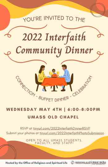 2022 Interfaith Community Dinner - UMass News and Media Relations