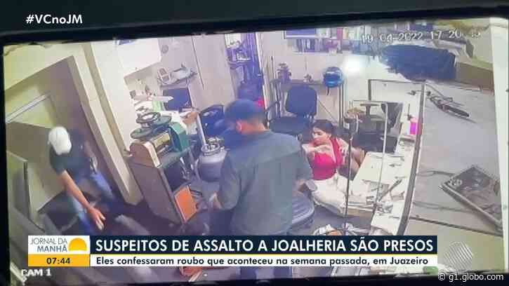 Três são presos suspeitos de assaltarem joalheria em Juazeiro, norte da Bahia - Globo.com