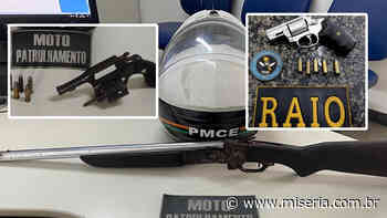 Tarde de quinta com escopeta e revólver apreendidos em Juazeiro e outro revólver no Crato - Site Miséria