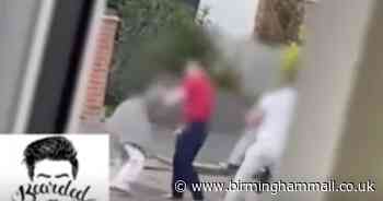 Moment thug punches and kicks women in Solihull street before knocking one to ground - Birmingham Live