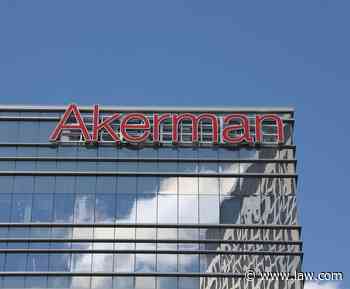 Akerman Rebrands Consumer Finance Practice as Evolving Fintech, Crypto Lap Regulation | The American Lawyer - Law.com