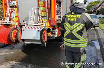 FW Hünxe: Balkonbrand