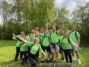 Estate agent’s trek turns £50 into £3,000 for Derian House