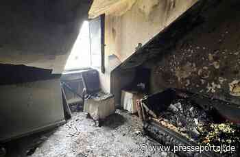 FW Ratingen: Wohnungsbrand (KZW) - Feuer in Dachgeschosswohnung