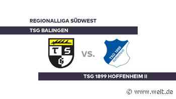 TSG Balingen - TSG 1899 Hoffenheim II: Balingen und Hoffenheim trennen sich torlos - Regionalliga Südwest - WELT - WELT
