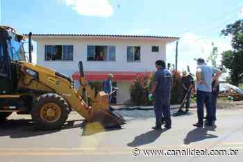 Prefeitura de Faxinal dos Guedes realiza Operação Tapa-Buracos - Canal Ideal