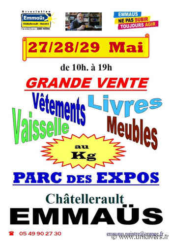 Grande vente Emmaüs au kg Parc expositions du Chillou 86100 Chatellerault vendredi 27 mai 2022 - Unidivers