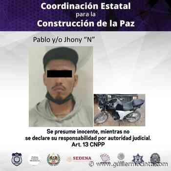 Hombre detenido en Axochiapan por posesión de motocicleta robada - Noticias de Morelos - La Crónica de Morelos