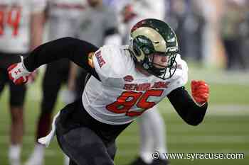 Runaway McBride: Buffalo Bills add draft’s top TE in full second round mock draft - syracuse.com
