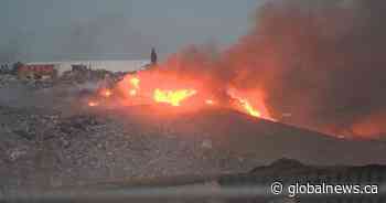 Crews get ‘stubborn’ Calgary landfill fire under control, pollutant air quality statement issued
