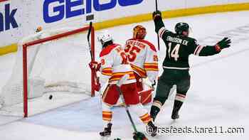 Kaprizov scores in OT, Wild beat Flames 3-2