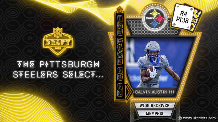 Steelers select Calvin Austin III in the fourth round - Steelers.com