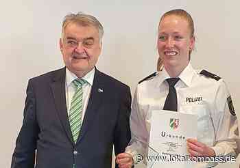 Polizei Mettmann: Kommissarin der Polizei Mettmann wird vom Innenminister ausgezeichnet - www.lokalkompass.de