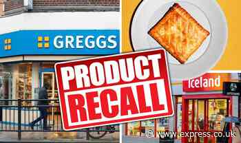 'Do not consume': Greggs issues urgent food recall over chicken bakes sold in Iceland - Express