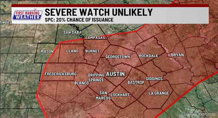 Isolated storms have started forming in Central Texas