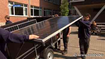 Laatstejaarsstudenten VTI Leuven ontwerpen batterij op zonne-energie 'SolarKar' - ROB-tv