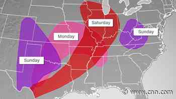 Over 40 million people are under severe storm threats