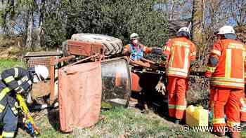 Netphen: Traktor kippt um – Fahrer verletzt - WP News