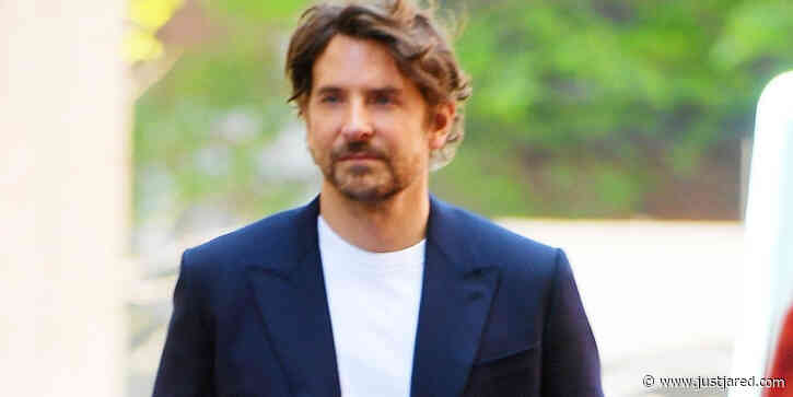 Bradley Cooper Steps Through Smoke While Filming A Commercial For Louis Vuitton