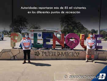 Gran afluencia en Palenque en Semana Santa - Diario de Chiapas