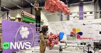 Een onderwaterwereld in ballonnen voor de O-parade in Genk - VRT NWS