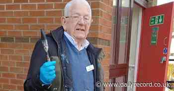 Barrhead care home resident loves keeping busy doing odd jobs - Daily Record