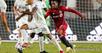 Toronto FC midfielder Jayden Nelson gives back to his Brampton, Ont. elementary school - Global News