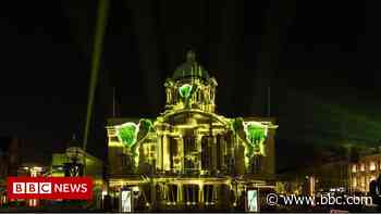 Hull sound and light show charts history of the Earth - BBC