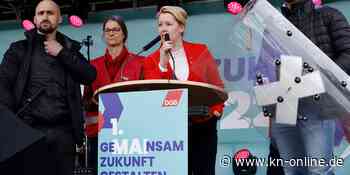 Eierwurf auf Berliner Bürgermeisterin Franziska Giffey bei Kundgebung