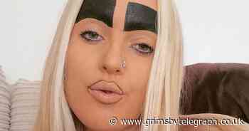 Grimsby woman who went viral with her giant eyebrows introduces boyfriend to bizarre craze - Grimsby Live