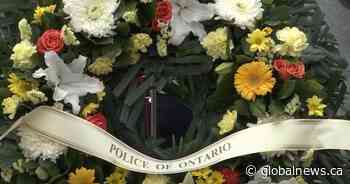 Ontario police remembrance ceremony held in-person for 1st time in 3 years