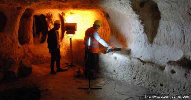 Archaeologists Find Cave, Then Realize They're Staring at Possibly the Largest Christian Discovery of Its Kind in History