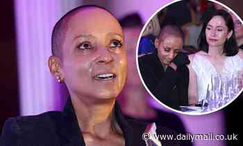 Emotional Adele Roberts breaks down in tears while accepting gong at the Diva Awards - Daily Mail