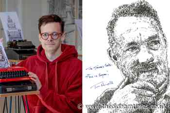 Typewriter artist 'blown away' after Tom Hanks signs artwork - The Oldham Times