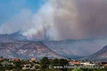Firefighters battling New Mexico blaze brace for windy conditions - The Oldham Times