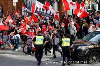 Protests continue in Canadian capital under police eye - The Oldham Times
