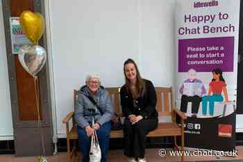 Take a seat on the 'Happy To Chat' bench at Sutton's Idlewells centre - Mansfield and Ashfield Chad