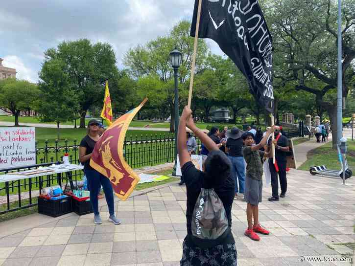 Community unites at Texas Capitol in support of Sri Lanka