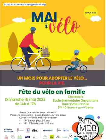 Première Fête du vélo en famille à Bures-sur-Yvette (91) Skatepark Ecole elementaire de la Guyonnerie dimanche 15 mai 2022 - Unidivers