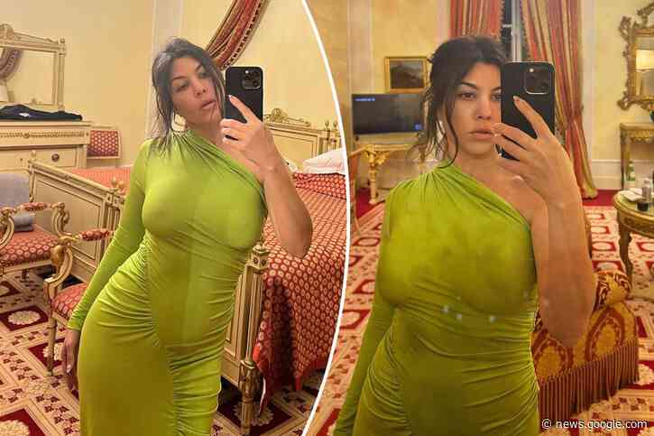 Kourtney Kardashian goes braless for date night in Italy with Travis Barker - Page Six