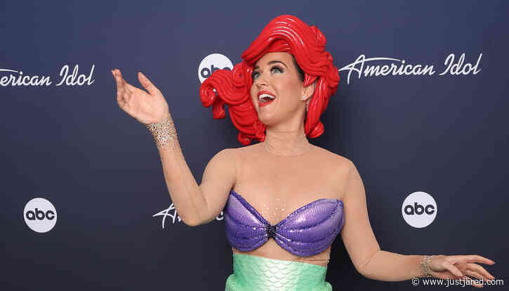 Katy Perry Reveals How She Squeezed Into Ariel Costume for 'Idol' Disney Night (Video)